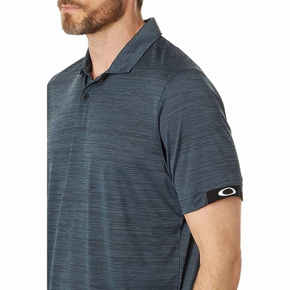 Oakley Gravity Pro Golf Polo Dark Slate Heather - SS23 Men