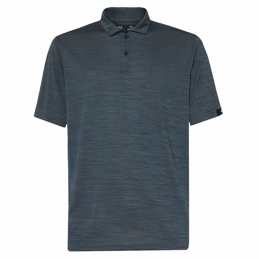Oakley Gravity Pro Golf Polo Dark Slate Heather - SS23 Men