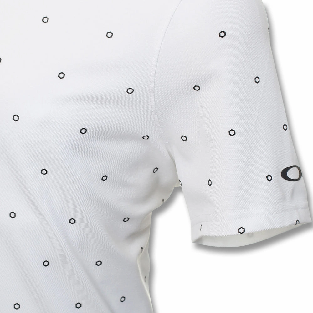 Oakley Hexad TN Protect Golf Polo White - SS21 Men