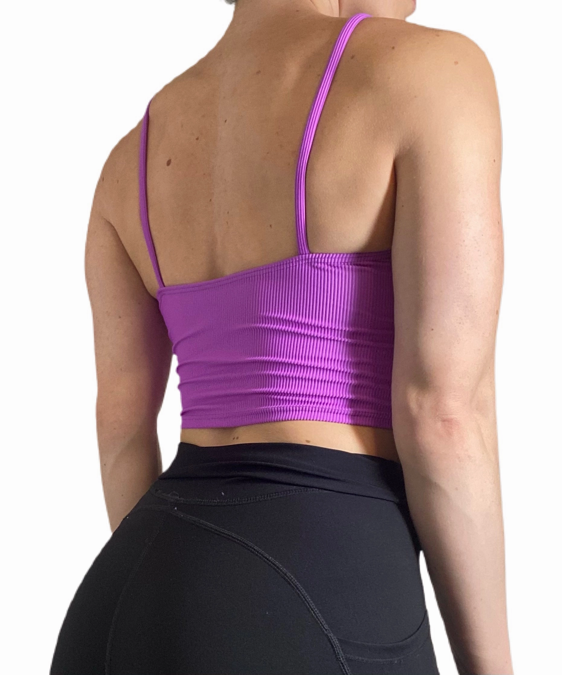 Onzie Flow Belle Cami Crop Top 3778 Ribbed