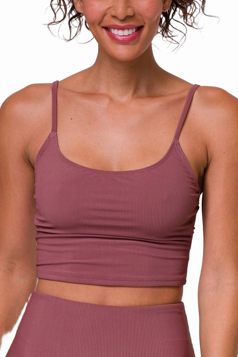 Onzie Flow Belle Cami Crop Top 3778 Ribbed