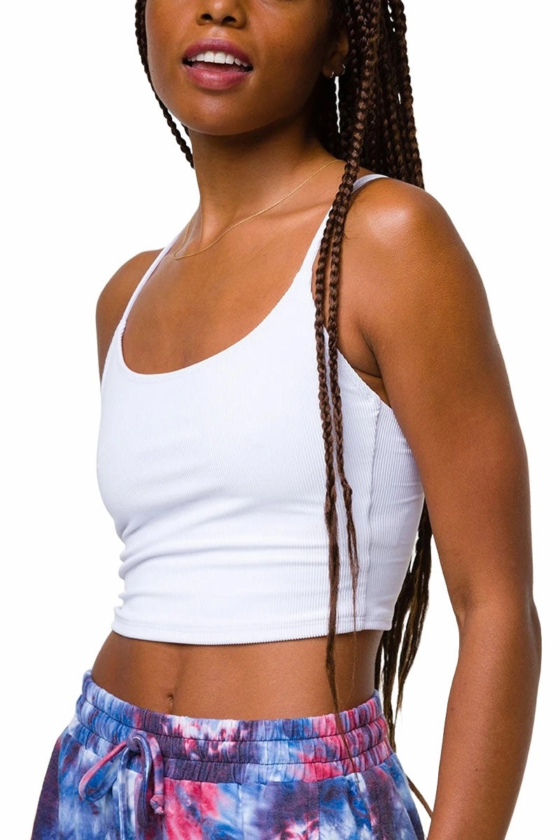 Onzie Flow Belle Cami Crop Top 3778 Ribbed
