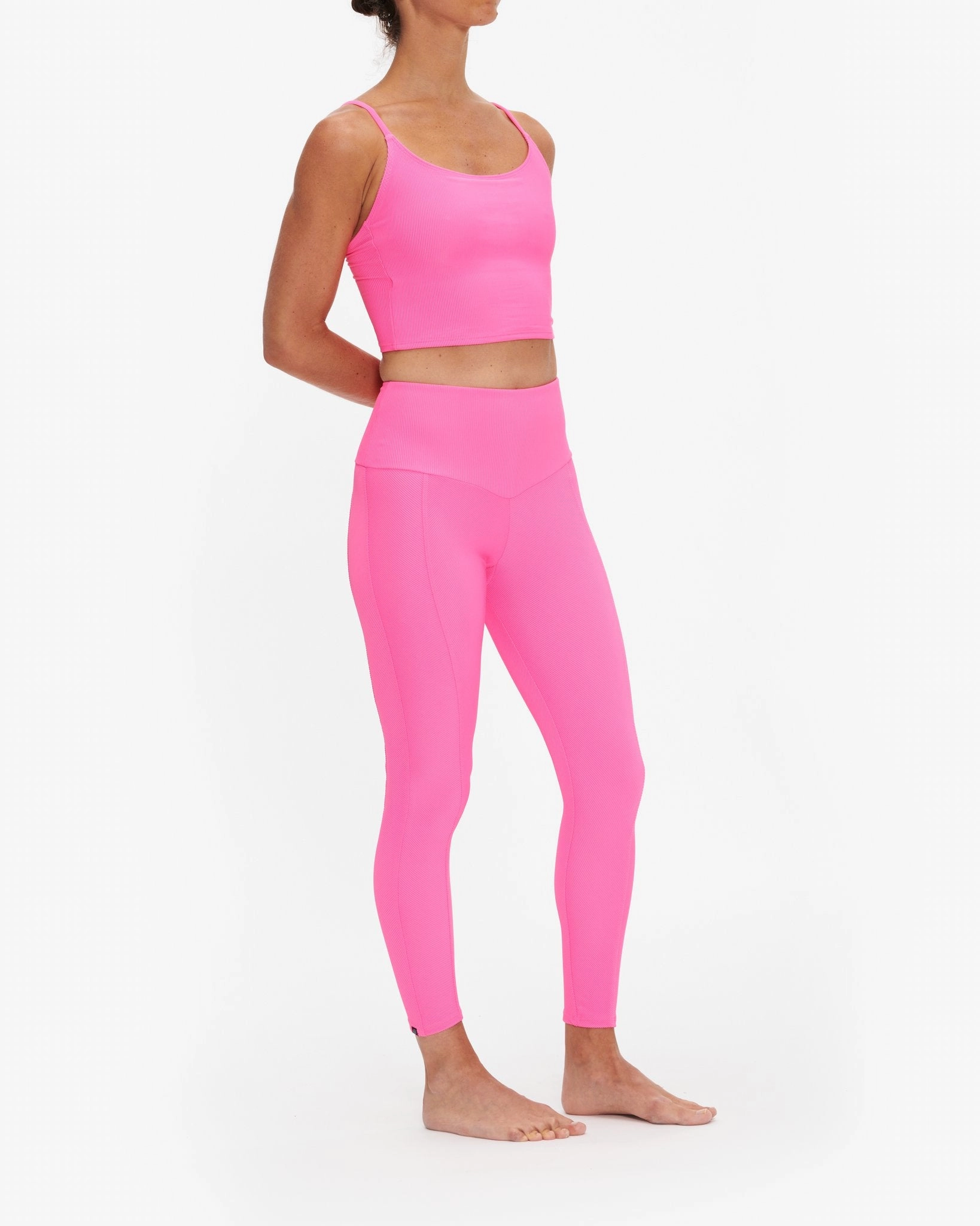 Onzie Flow Belle Cami Crop Top 3778 Ribbed