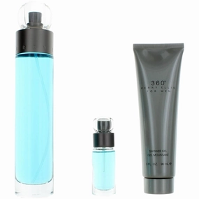 Perry Ellis Men's 3 Piece Gift Set - 360 Fruity Floral Fragrance