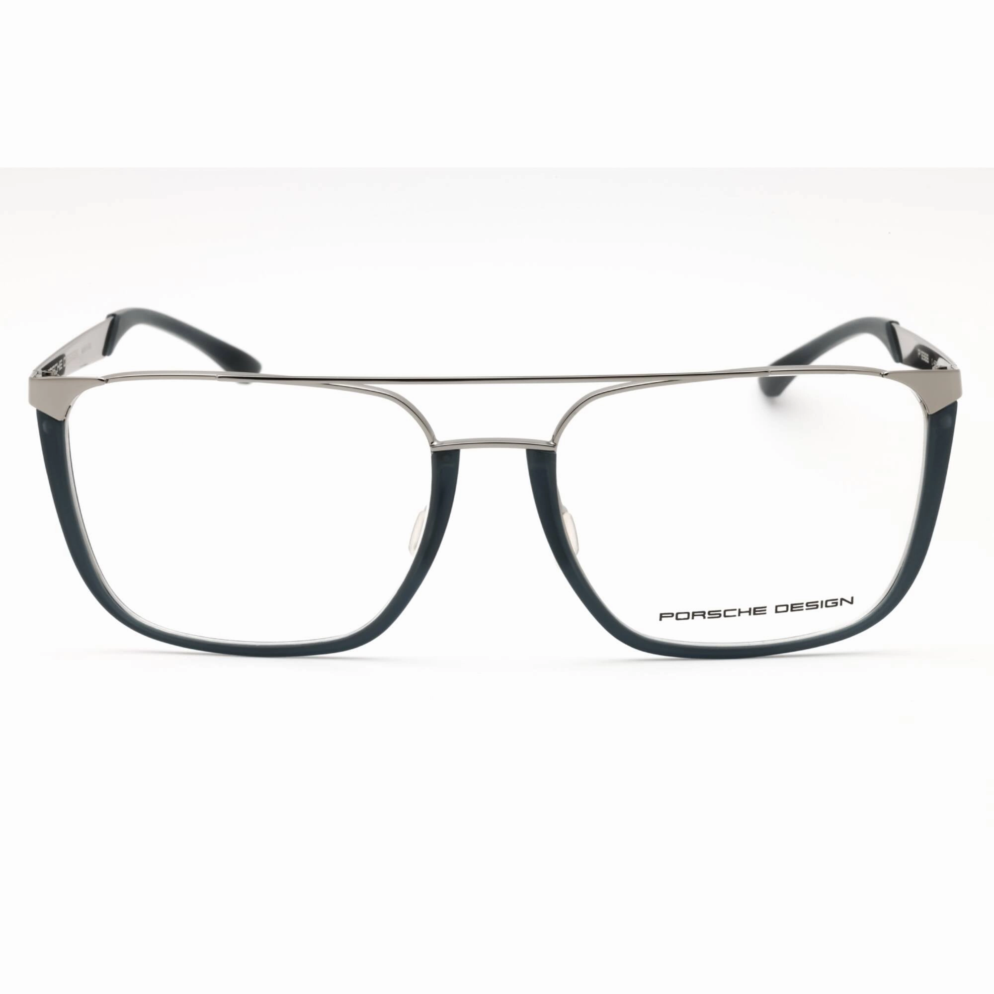 Porsche Men's Eyeglasses - Light Gun Blue Injected Propionate Pilot Frame | P8388 C