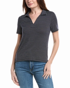 rag & bone The Knit Stripe Polo Shirt