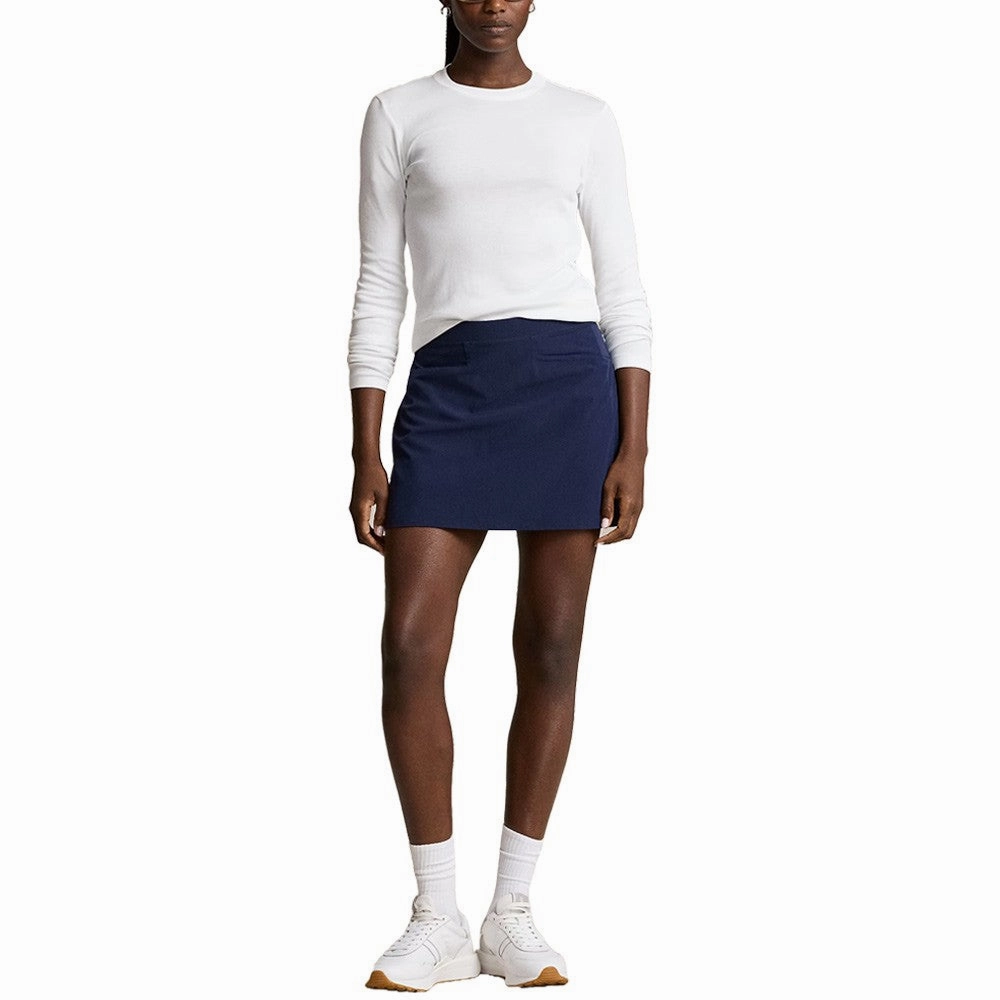 Ralph Lauren Aim 4-Way Stretch 15 Solid Golf Skort Refined Navy - FW24 Women