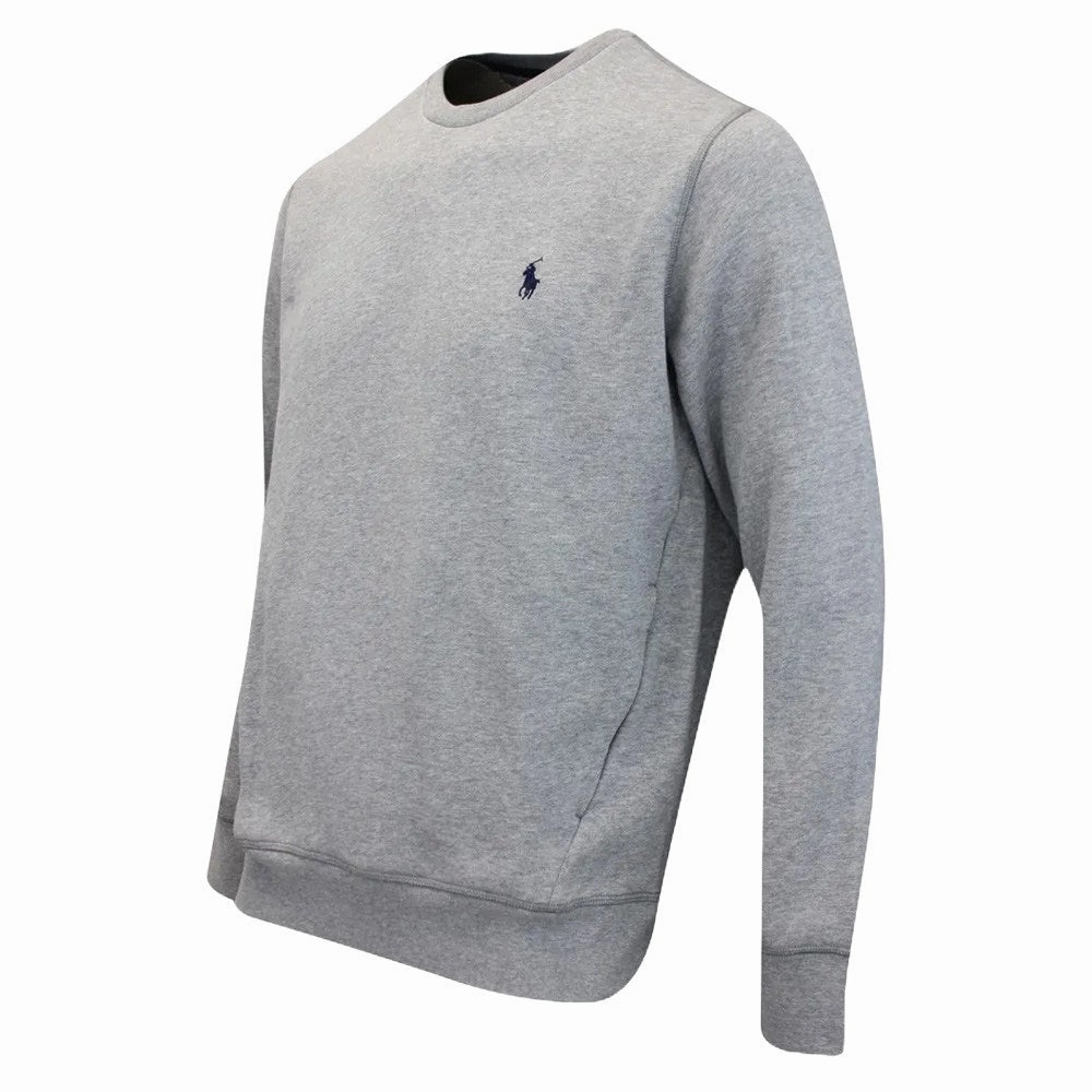 Ralph Lauren Magic Fleece Crewneck Golf Sweater Andover Heather - FW24 Men