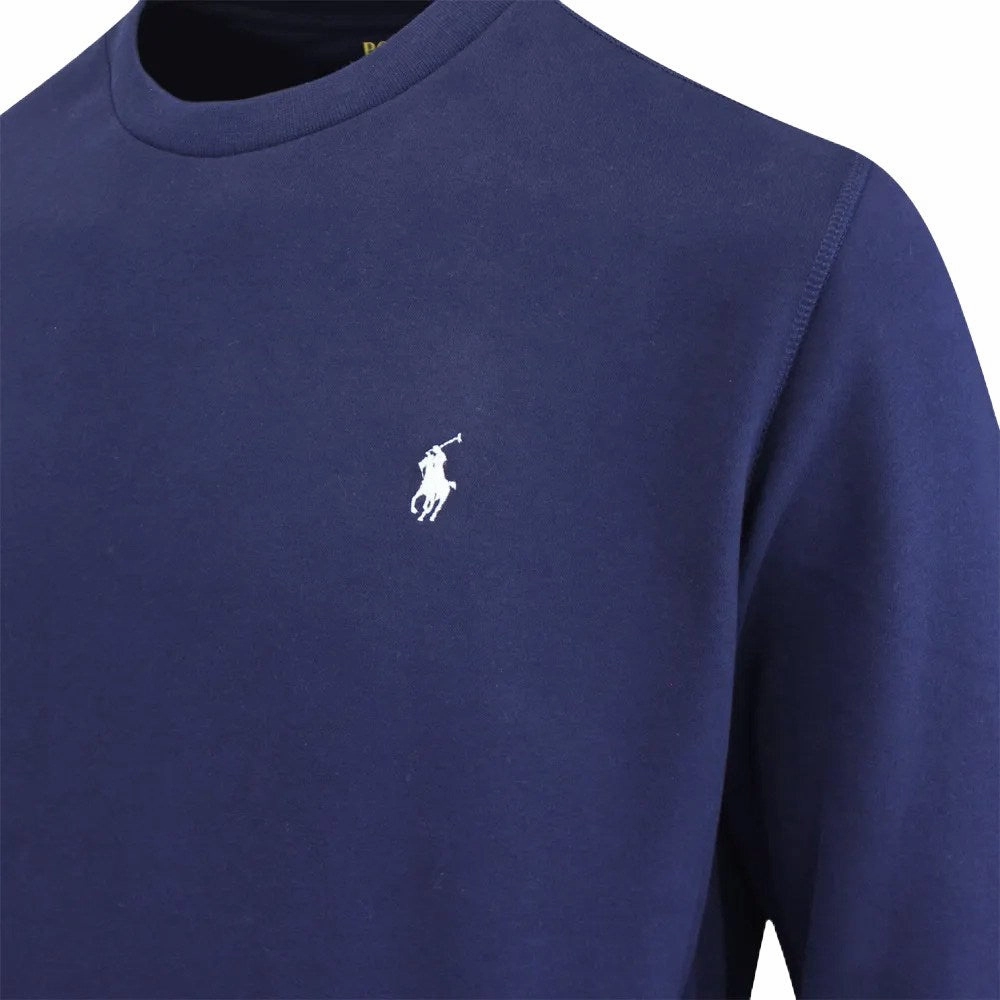 Ralph Lauren Magic Fleece Crewneck Golf Sweater Refined Navy - FW24 Men