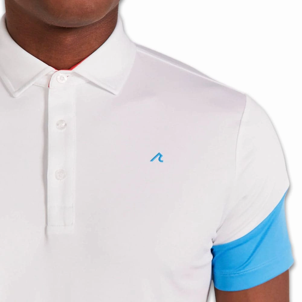 Redvanly Riley Golf Polo Bright White - SS24 Men