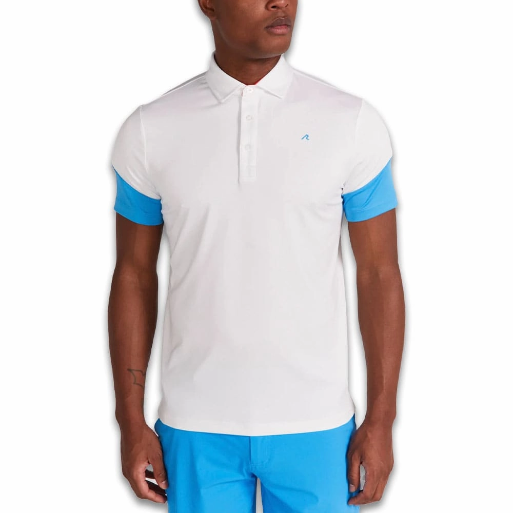 Redvanly Riley Golf Polo Bright White - SS24 Men