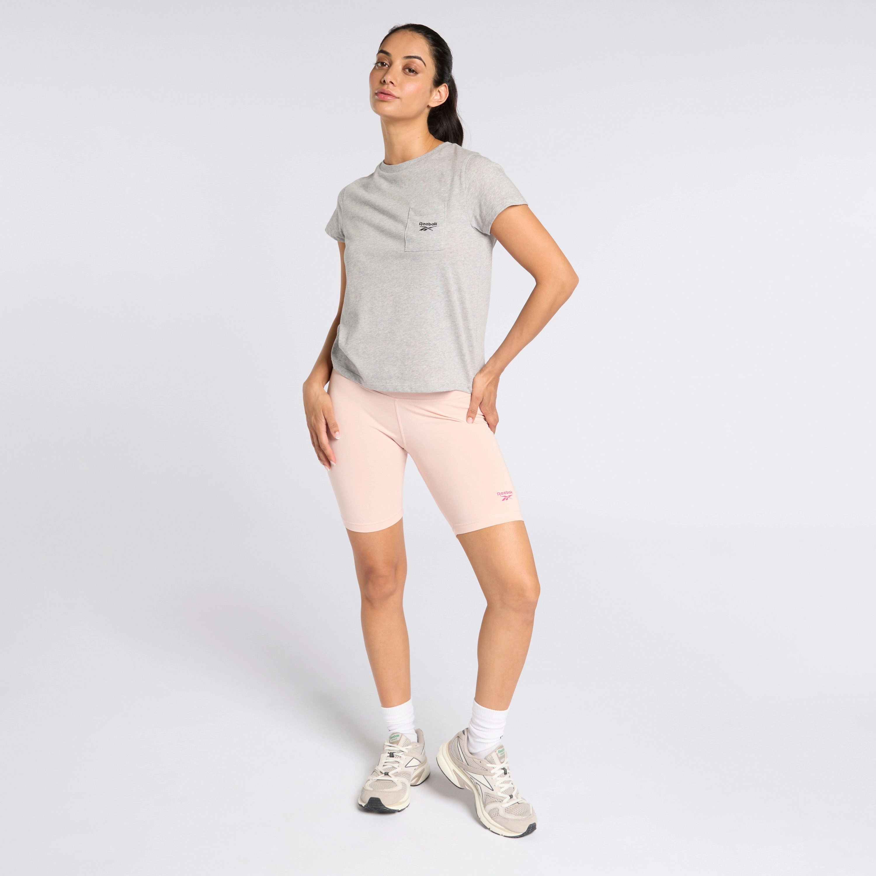 Reebok Identity Pocket T-Shirt Medium Grey Heather