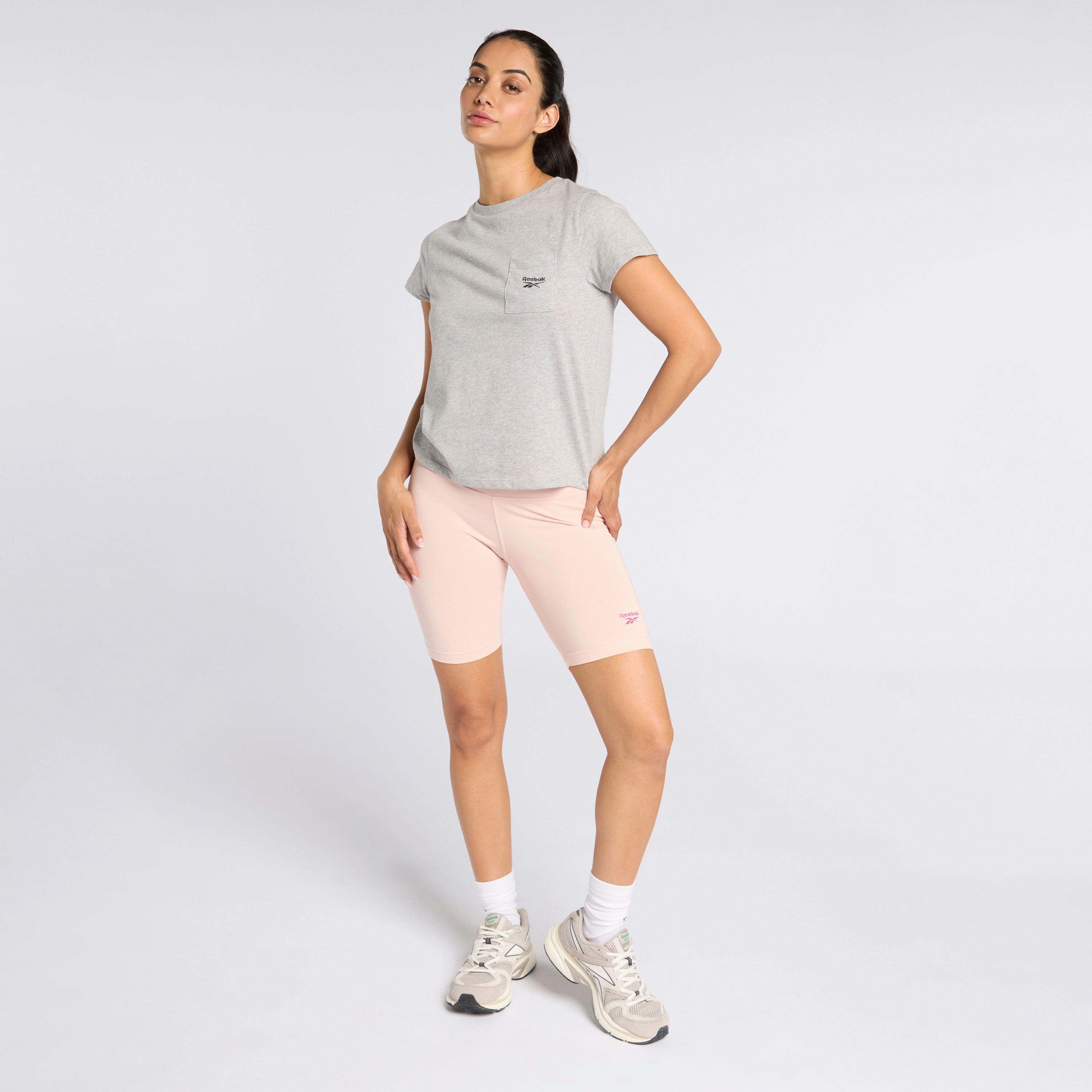Reebok Identity Pocket T-Shirt Medium Grey Heather