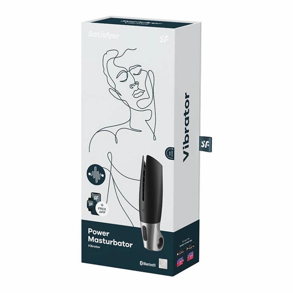 Satisfyer App-Compatible Vibrating Power Masturbator