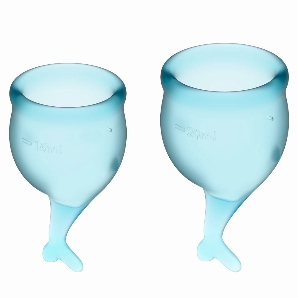 Satisfyer Feel Secure Silicone Menstrual Cups 2-Pack
