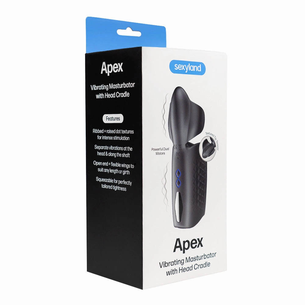 Sexyland Apex Vibrating Masturbator With Textured Head Cradle