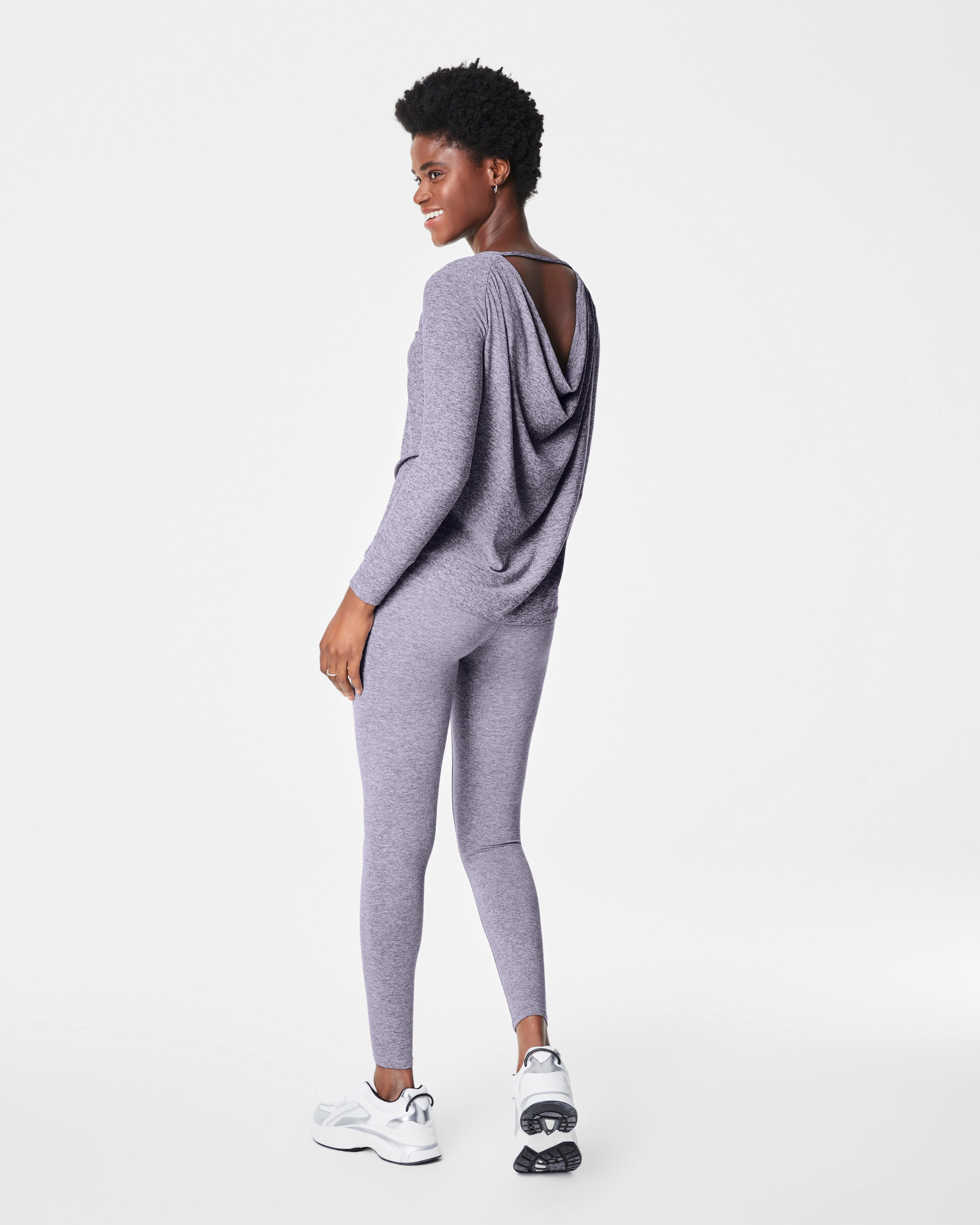 SPANX® SoftStretch Open-Back Long Sleeve Top
