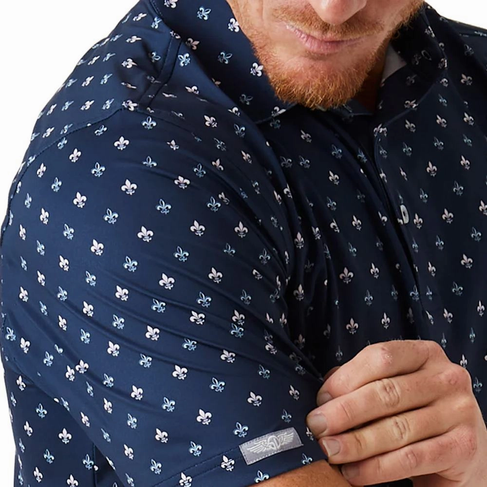 Straight Down Bourbon Street Golf Polo New Indigo - FW24 Men
