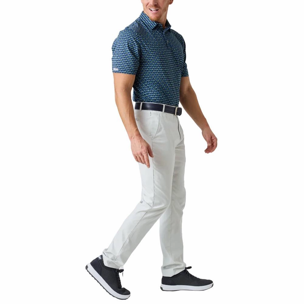 Straight Down Easy Rider Golf Polo Ocean - FW24 Men