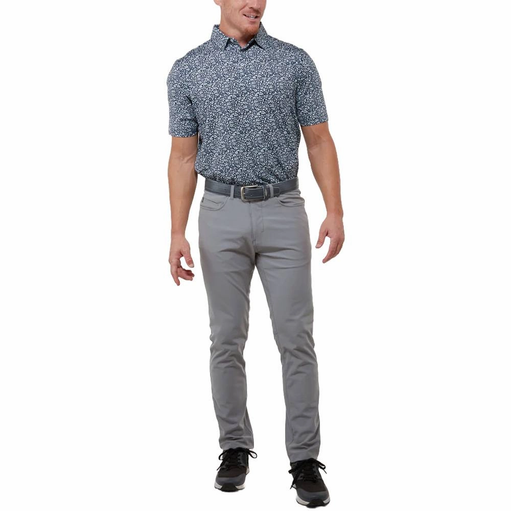 Straight Down Liberty Golf Polo New Indigo - FW24 Men