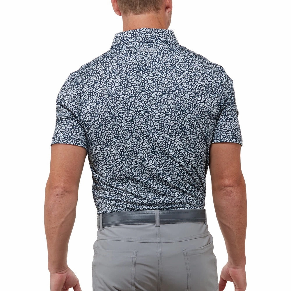 Straight Down Liberty Golf Polo New Indigo - FW24 Men