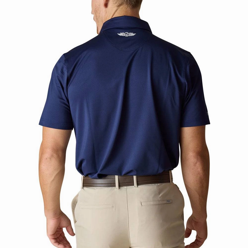 Straight Down Sullivan Golf Polo New Indigo - FW24 Men