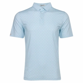 Straight Down Sun Burst Golf Polo Delphinium - FW24 Men