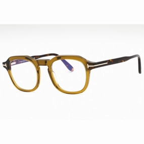 Tom Ford Men's Eyeglasses - Dark Green/Other Acetate Square Frame | FT5836-B 098
