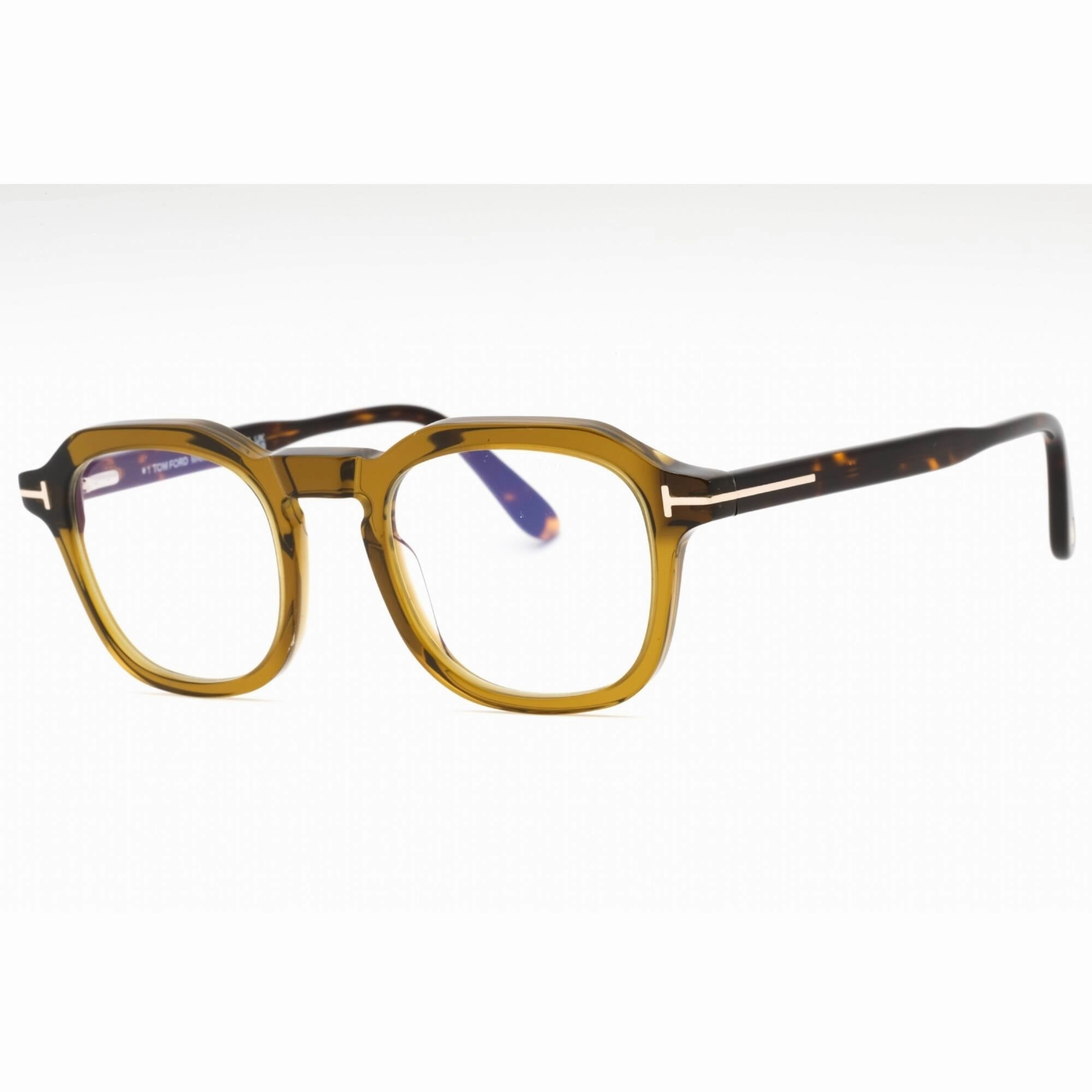 Tom Ford Men's Eyeglasses - Dark Green/Other Acetate Square Frame | FT5836-B 098