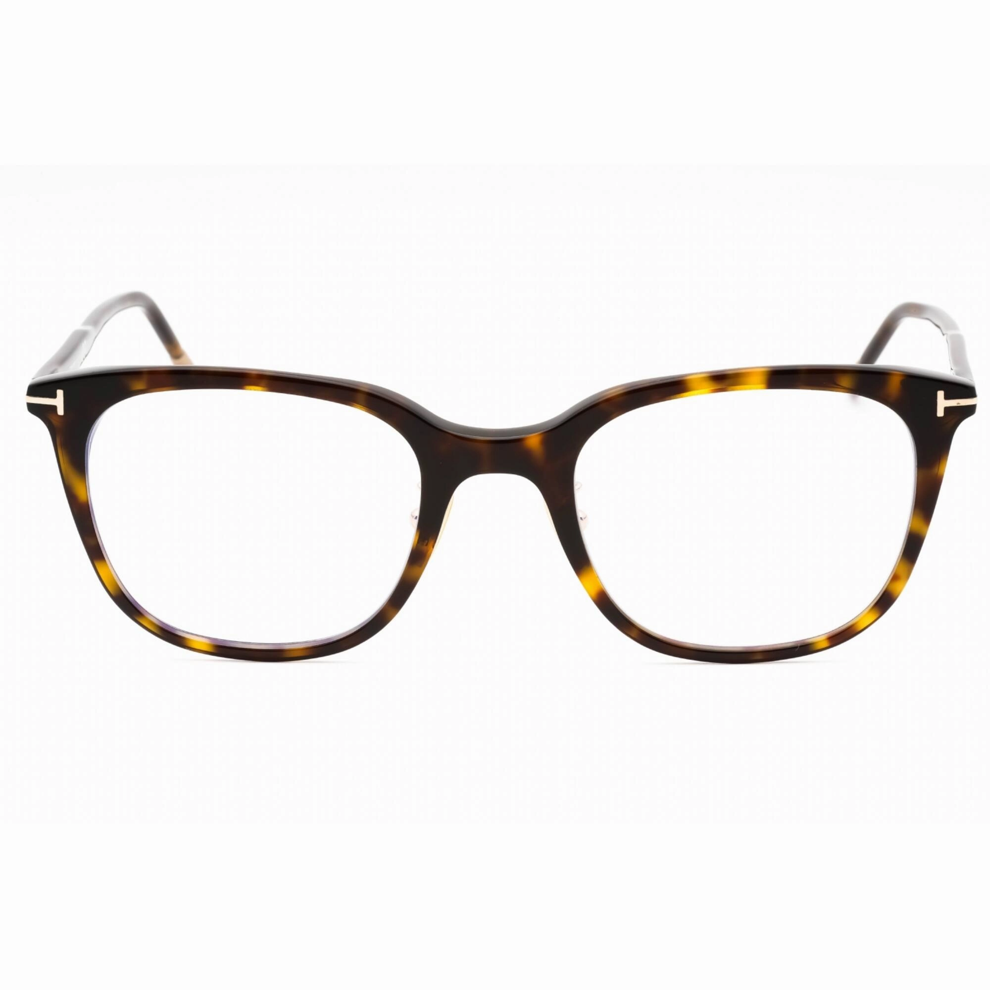 Tom Ford Men's Eyeglasses - Dark Havana Acetate Cat Eye Frame | FT5776-D-B 052