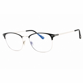 Tom Ford Men's Eyeglasses - Matte Black Metal Cat Eye Full Rim Frame | FT5750-B 002