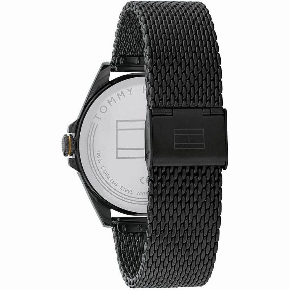 Tommy Hilfiger 1791913 Black Stainless Steel mesh Bracelet Quartz Men's Watch