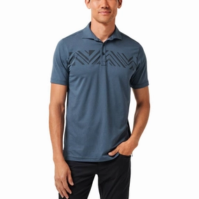 TravisMathew All Day Access Golf Polo Mood Indigo/Vintage Indigo - SS25 Men