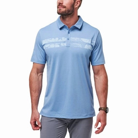 TravisMathew Leid Back Golf Pol Quiet Harbor - SS24 Men