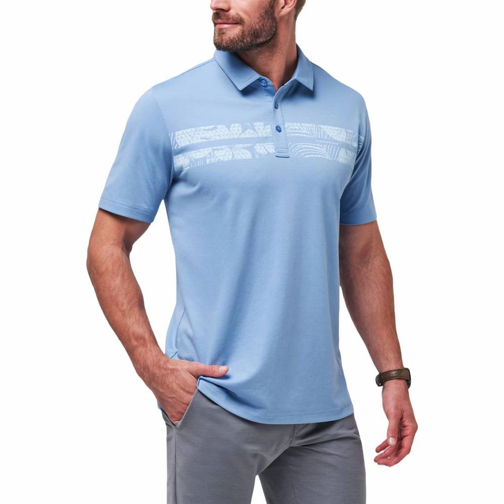TravisMathew Leid Back Golf Pol Quiet Harbor - SS24 Men