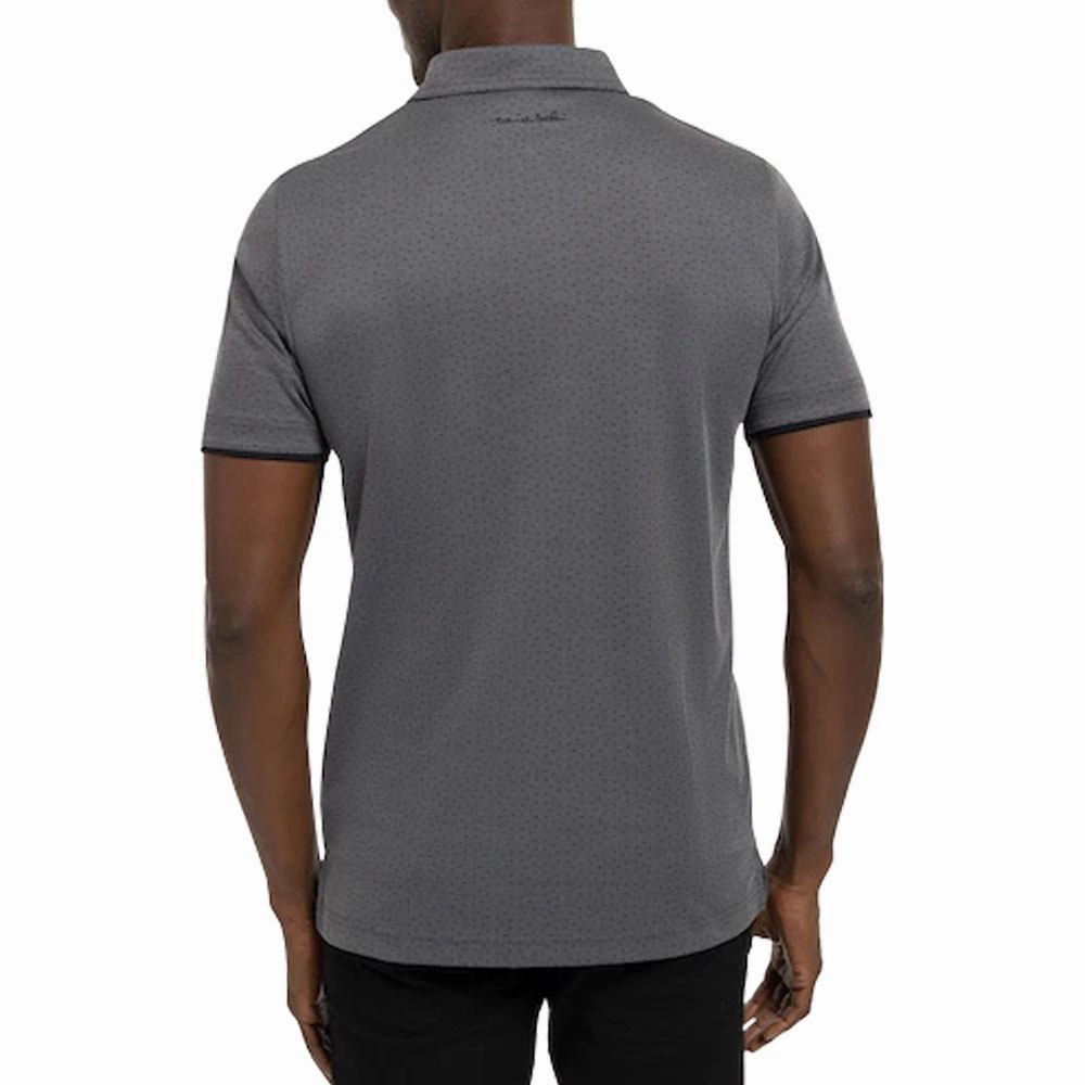 TravisMathew Light Valley Golf Polo Heather Dark Gray - FW22 Men