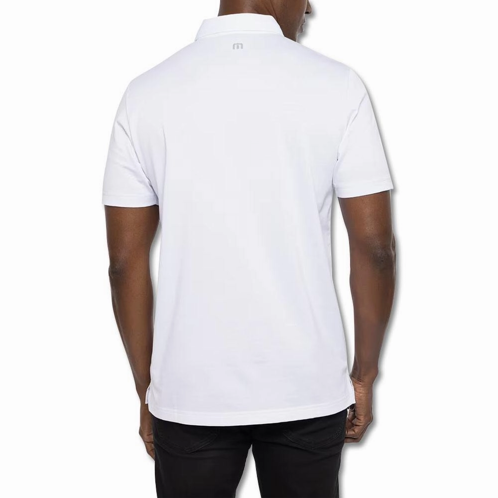 TravisMathew Luna Sol Golf Polo White - SS23 Men