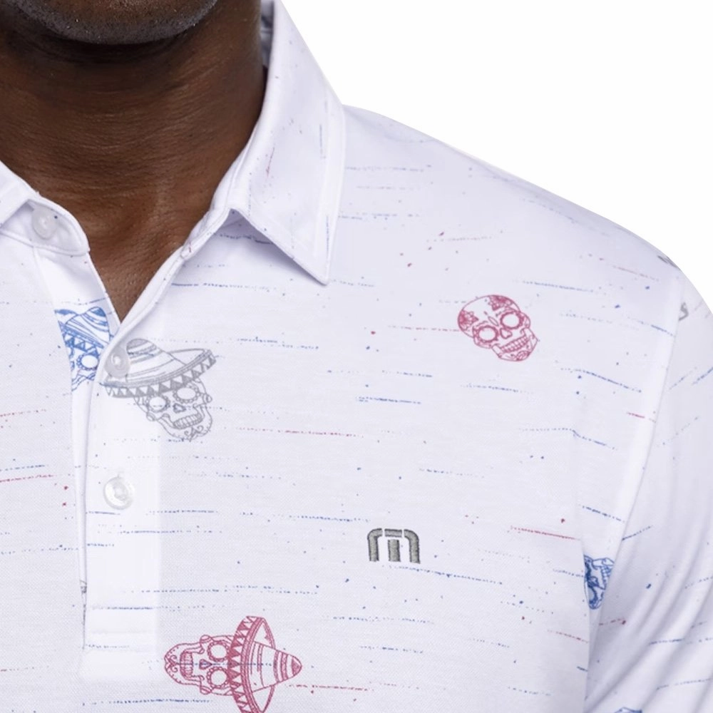 TravisMathew Mexicali Golf Polo White - SS23 Men