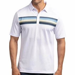 TravisMathew Picnic Golf Polo Heather Alabaste Gleam - 19 Men