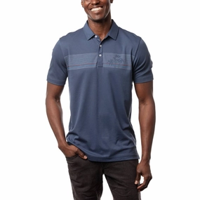 TravisMathew Private Pool Golf Polo Sargasso Sea - SS21 Men