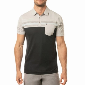 TravisMathew Salad Days Golf Polo Heather Light Gray - SS22 Men