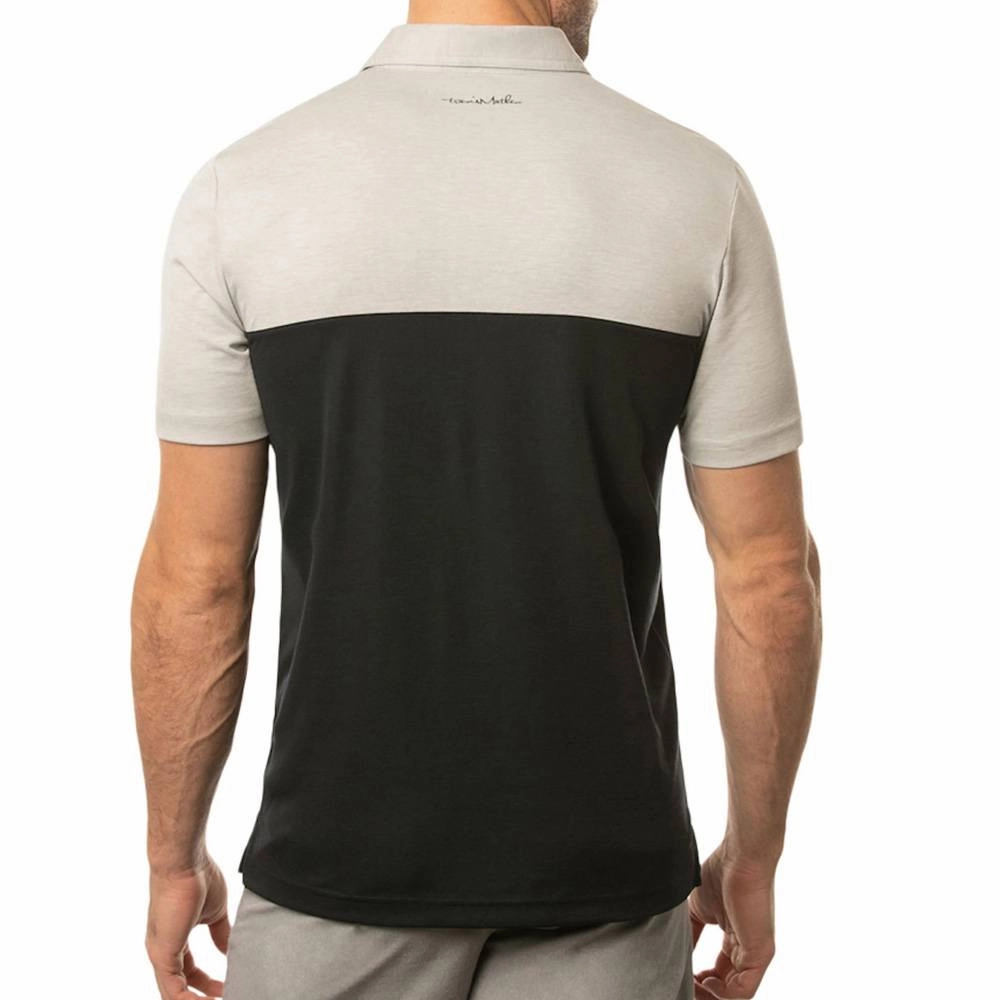 TravisMathew Salad Days Golf Polo Heather Light Gray - SS22 Men