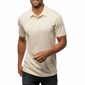 TravisMathew The Zinna Golf Polo Heather Pale Banana - SS21 Men