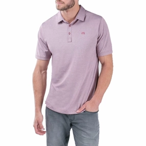 TravisMathew The Zinna Golf Polo Ox Blood/White - SS22 Men