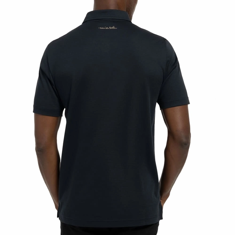 TravisMathew Valetta Golf Polo Black - FW22 Men