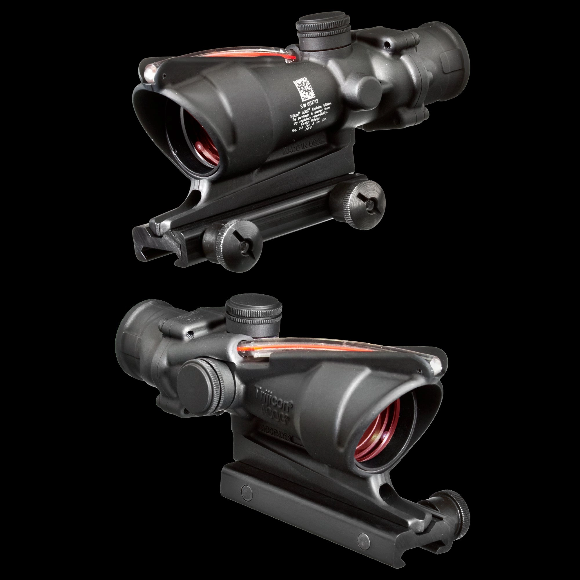 Trijicon TA31F ACOG Ballistic Reticle Scope - 4x32 - .223/5.56, Matte Black