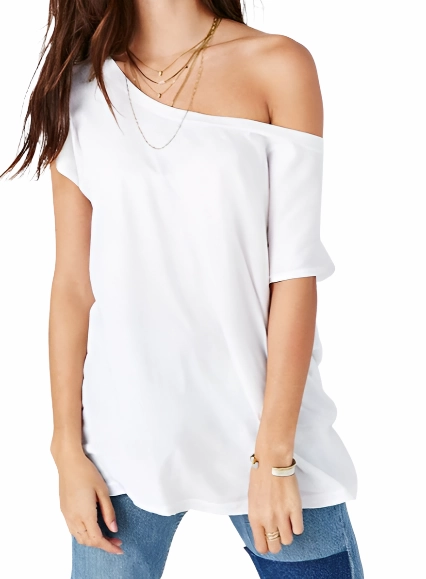 Truly Madly Deeply Off the Shoulder Tee Shirt