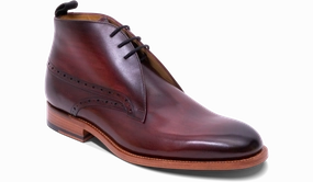 Tyne - Hand Brushed Burgundy