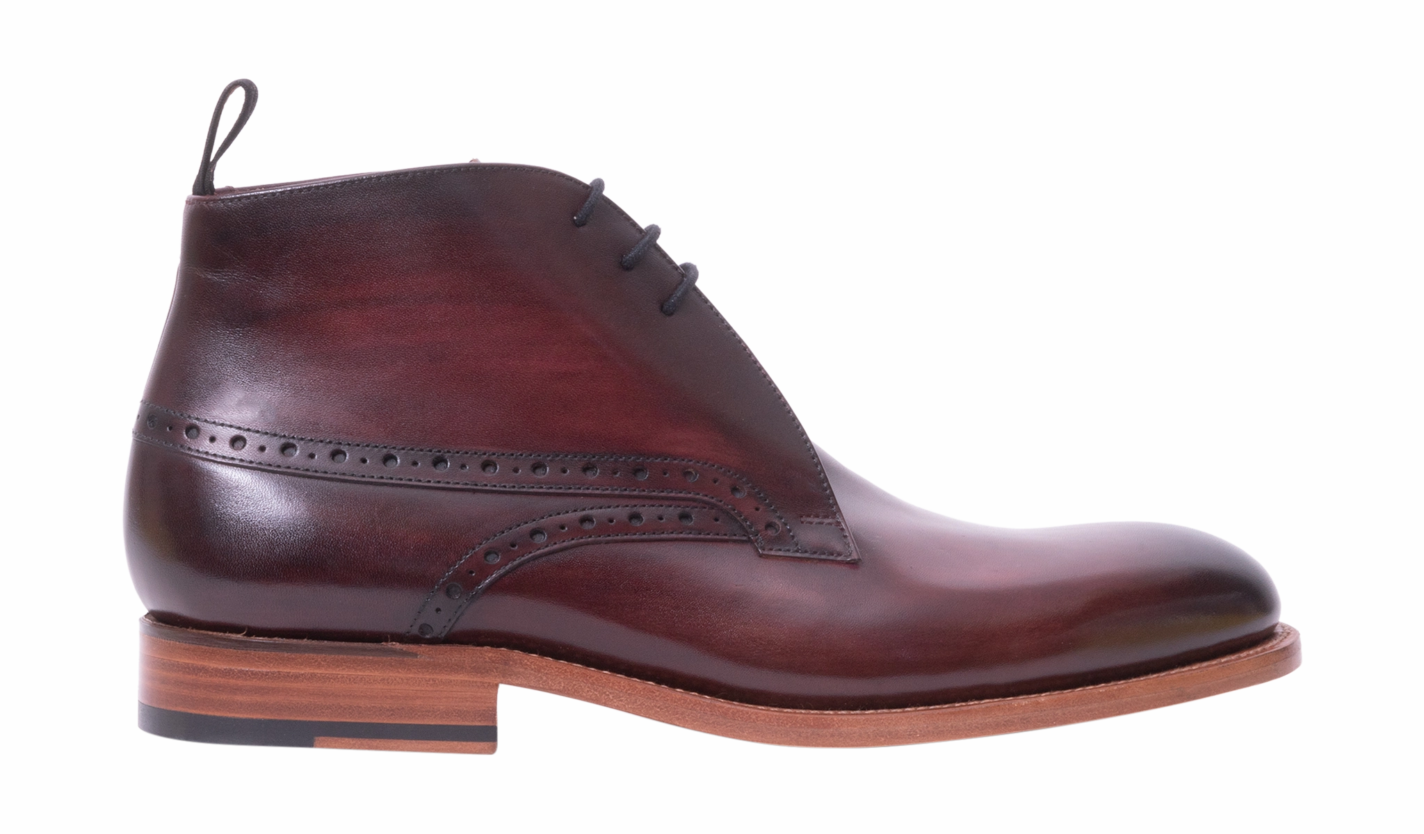Tyne - Hand Brushed Burgundy
