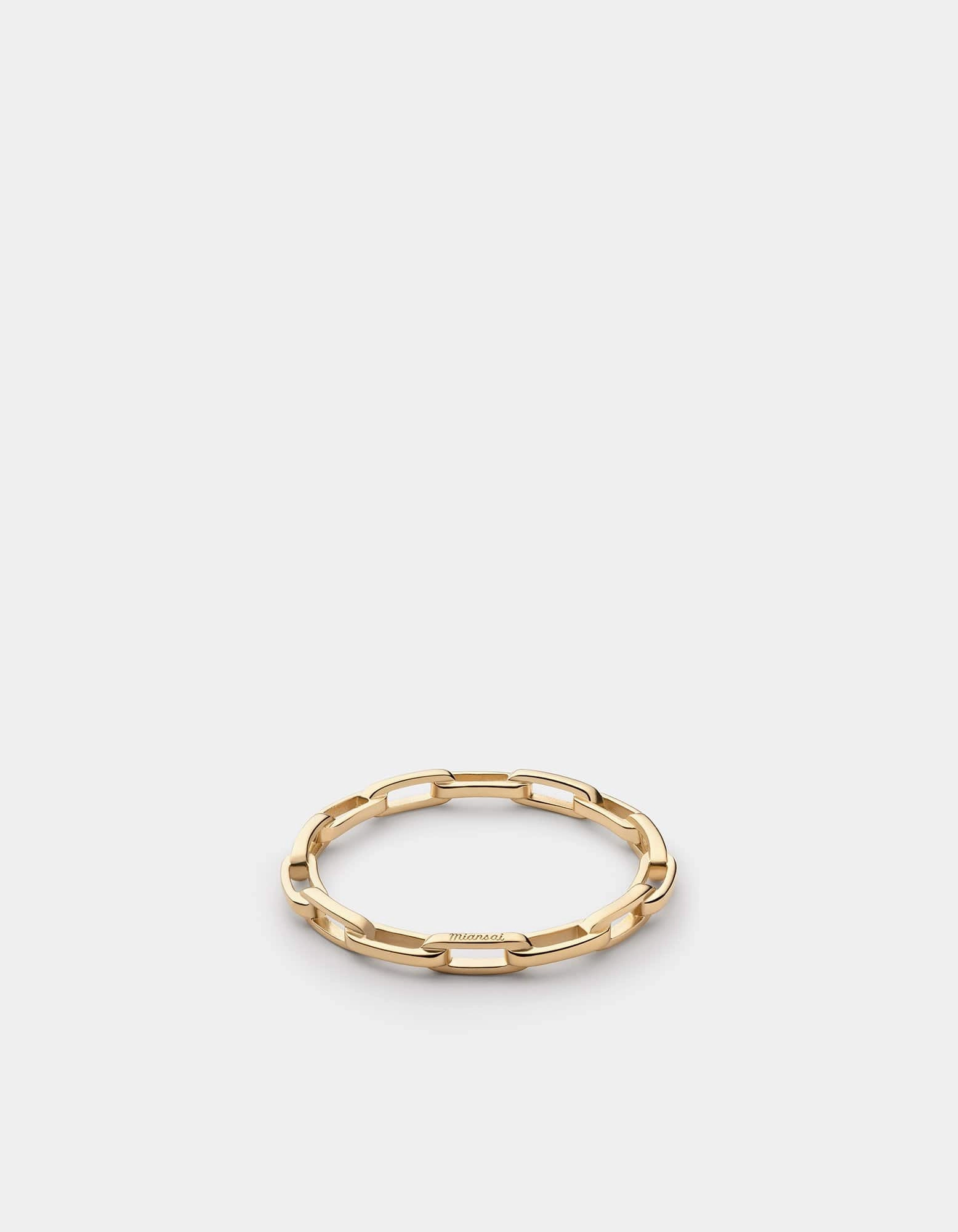 Volt Link Ring, Gold Vermeil
